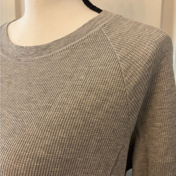 Brandy Melville basic grey cropped long sleeve top OS - Picture 8 of 10